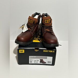 Caterpillar Second Shift Men’s boots size 7 1/2 / Tan-Bronzer color